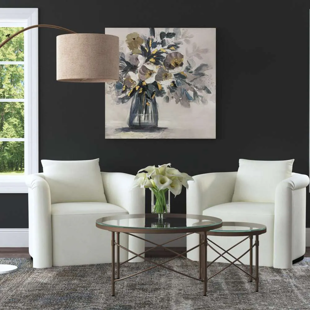 Basset Mirror Company 7530-LR-120 Harrison Round Coffee Table Basset Mirror Company 7530-LR-120 Harrison Round Coffee Table