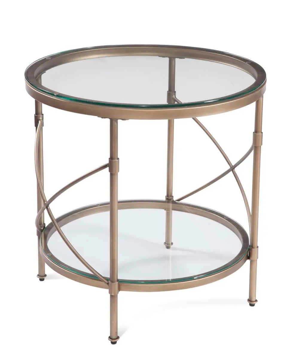 Basset Mirror Company 7530-LR-220 Harrison Round End Table