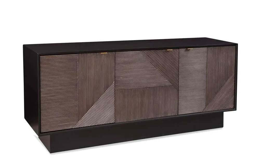 Basset Mirror Company 8130-DR-576 Beader Three Door Cabinet