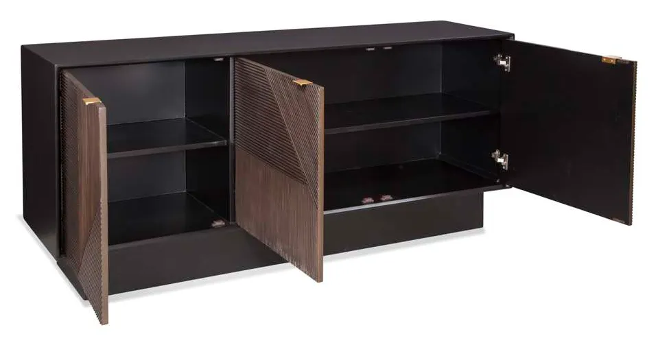 Basset Mirror Company 8130-DR-576 Beader Three Door Cabinet Basset Mirror Company 8130-DR-576 Beader Three Door Cabinet