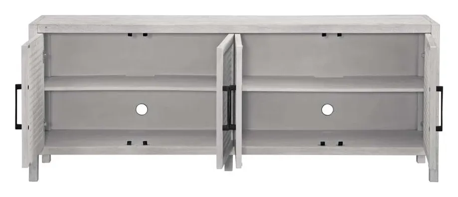 Basset Mirror Company 8236-DR-576 Pentak White Four Door Cabinet Basset Mirror Company 8236-DR-576 Pentak White Four Door Cabinet