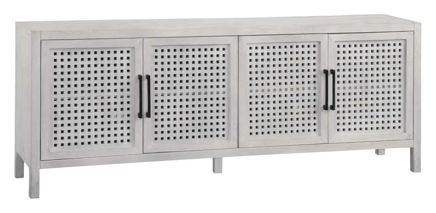 Basset Mirror Company 8236-DR-576 Pentak White Four Door Cabinet Basset Mirror Company 8236-DR-576 Pentak White Four Door Cabinet