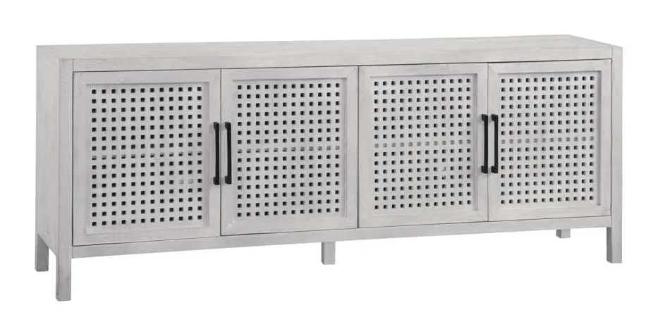 Basset Mirror Company 8236-DR-576 Pentak White Four Door Cabinet Basset Mirror Company 8236-DR-576 Pentak White Four Door Cabinet