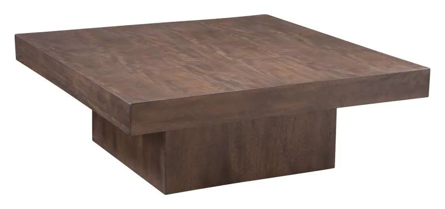 Basset Mirror Company 9411-LR-130 Padula Brown Oak Coffee Table Basset Mirror Company 9411-LR-130 Padula Brown Oak Coffee Table