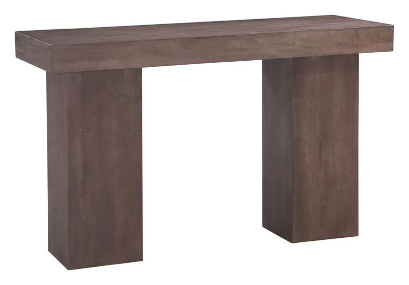 Basset Mirror Company 9411-LR-400 Padula Brown Oak Console Basset Mirror Company 9411-LR-400 Padula Brown Oak Console