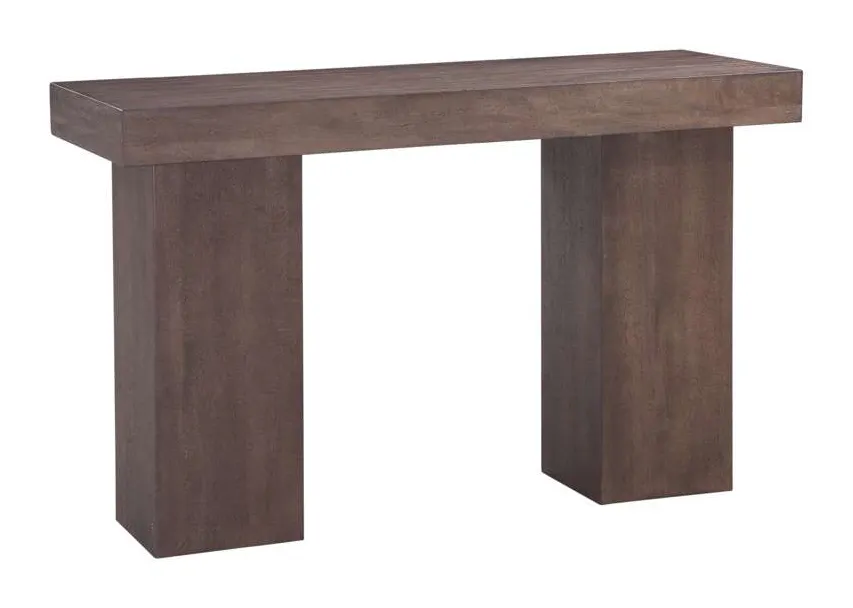 Basset Mirror Company 9411-LR-400 Padula Brown Oak Console Basset Mirror Company 9411-LR-400 Padula Brown Oak Console