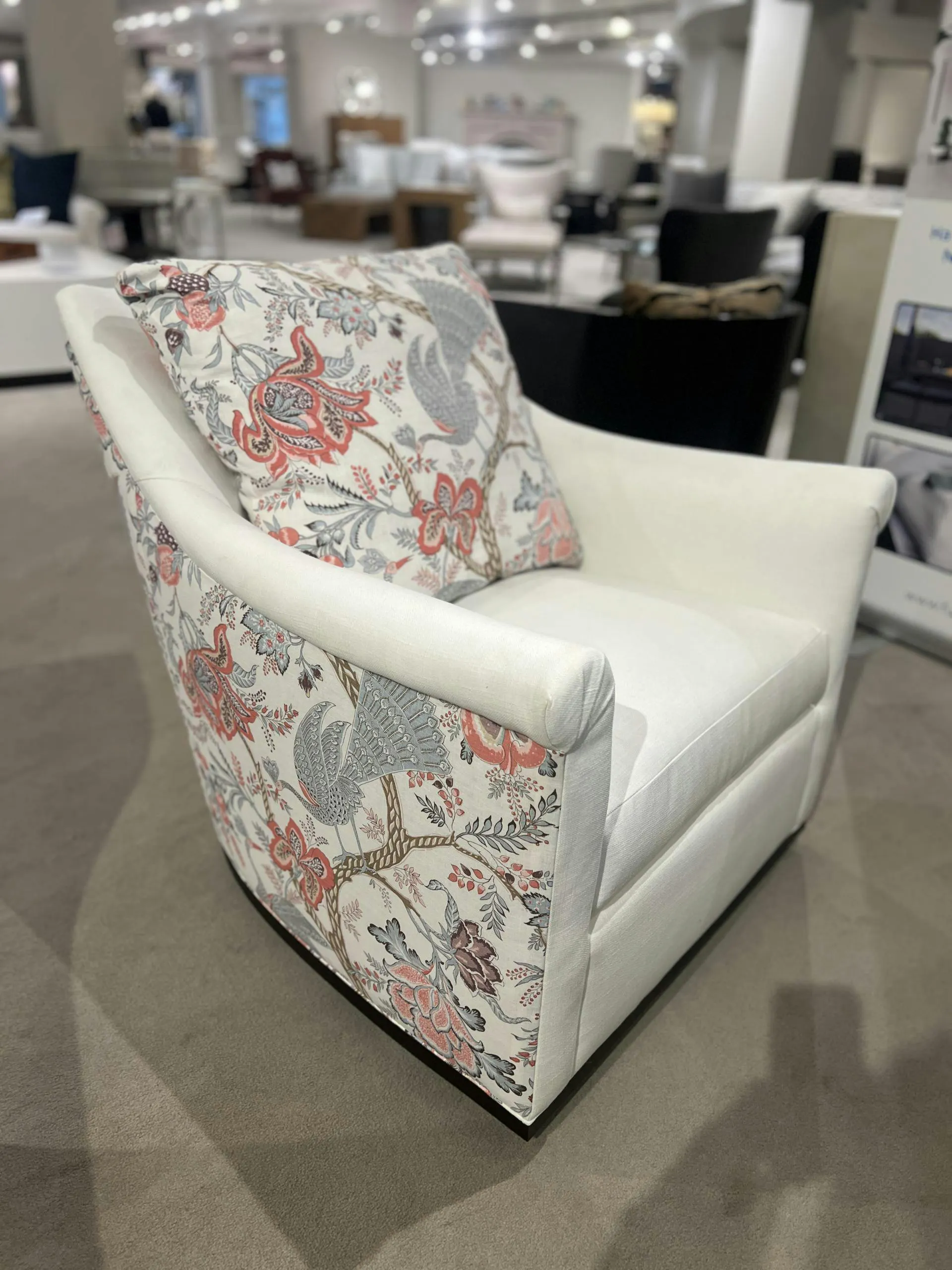 Hickory Chair HC9509-SW290 Jules Swivel Chair at Factory Outlets by Hickory Park