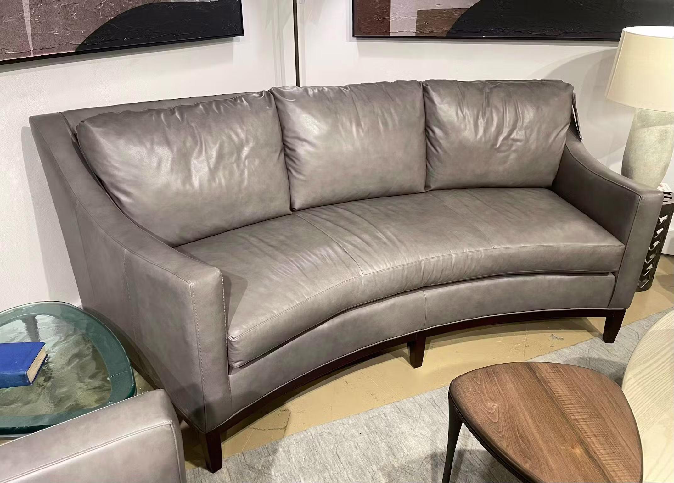 McKinley 4214 Quincy Curved Sofa