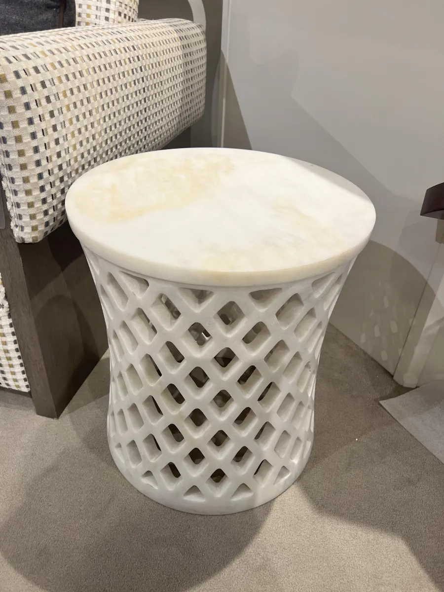 Maitland-Smith 8375-32/20 Diamond Fret Side Table Maitland-Smith 8375-32/20 Diamond Fret Side Table