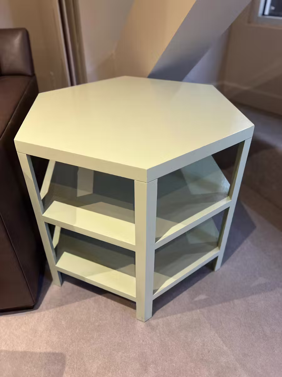 Highland House HH26-158 Hex Side Table Highland House HH26-158 Hex Side Table