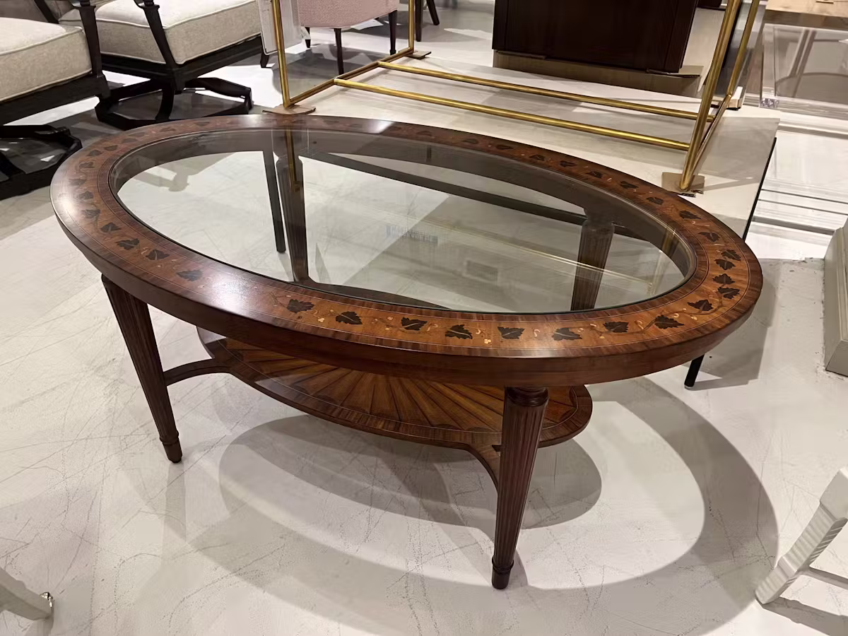 Maitland-Smith 8101-33,10 Marquetry Cocktail Table Maitland-Smith 8101-33,10 Marquetry Cocktail Table