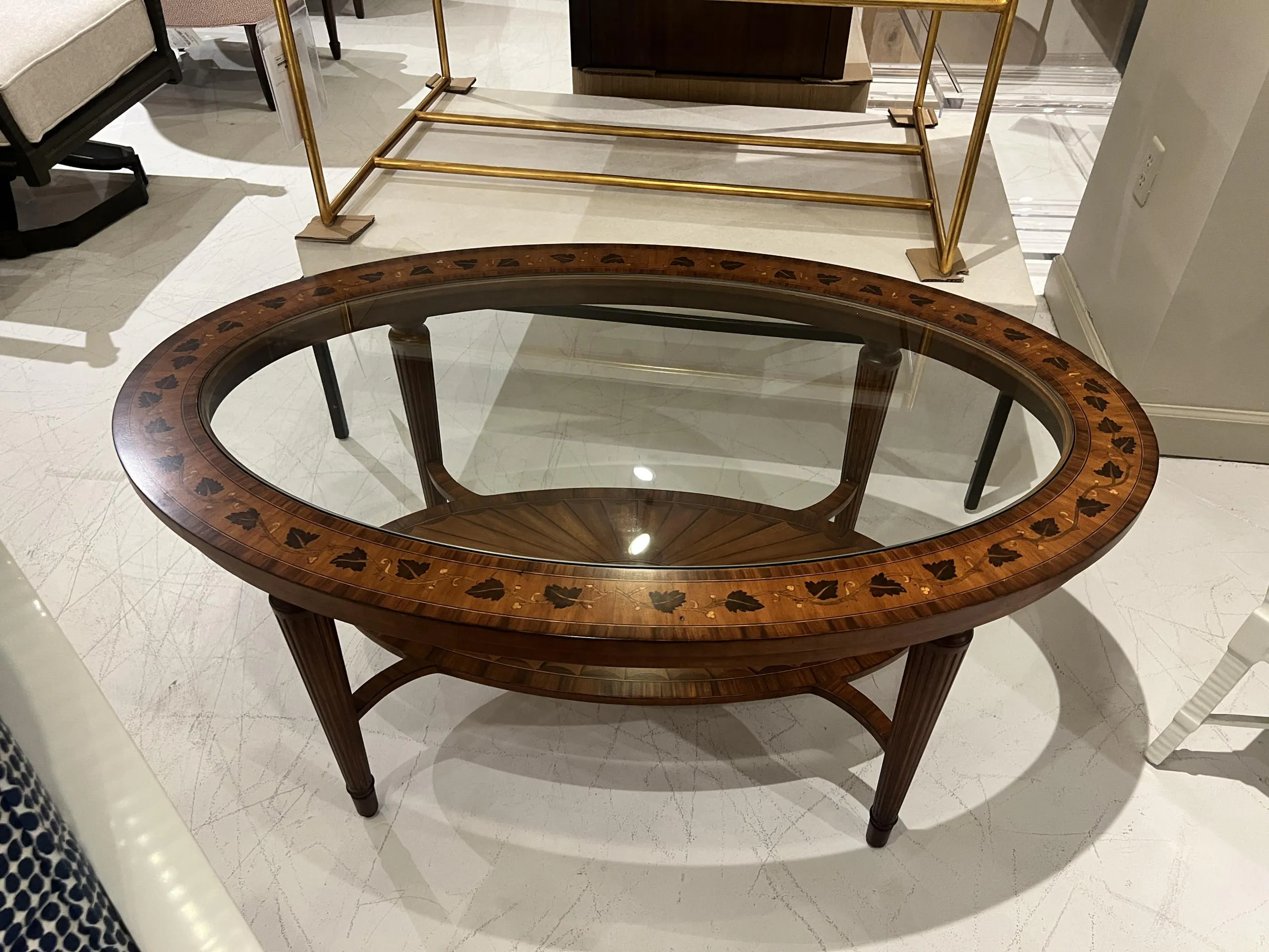 Maitland-Smith 8101-33,10 Marquetry Cocktail Table