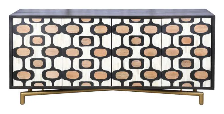 Bassett Mirror 6118-DR-576 Paxton Four Door Cabinet Bassett Mirror 6118-DR-576 Paxton Four Door Cabinet