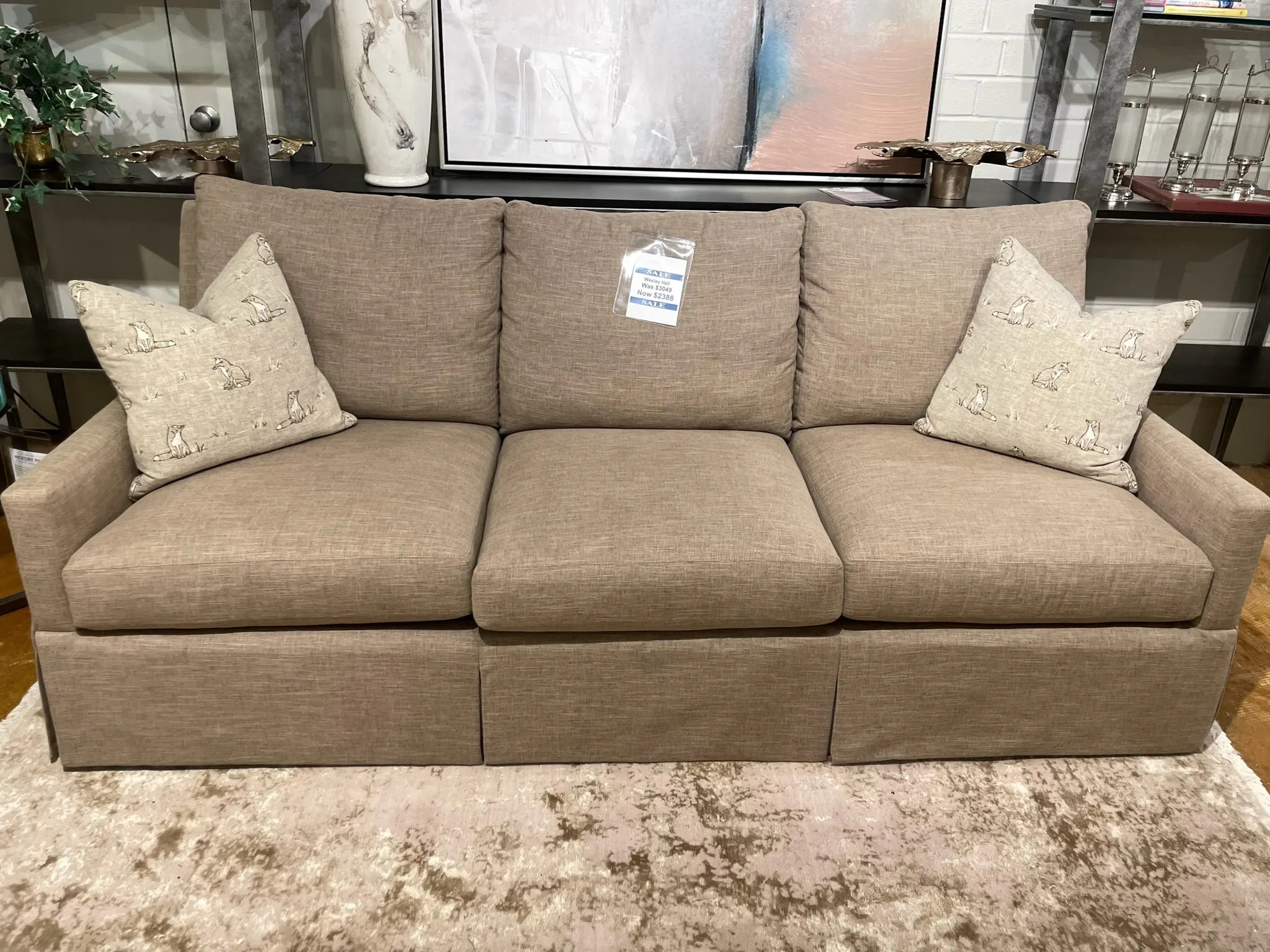 Wesley Hall 2072-84 Fowler Ottoman