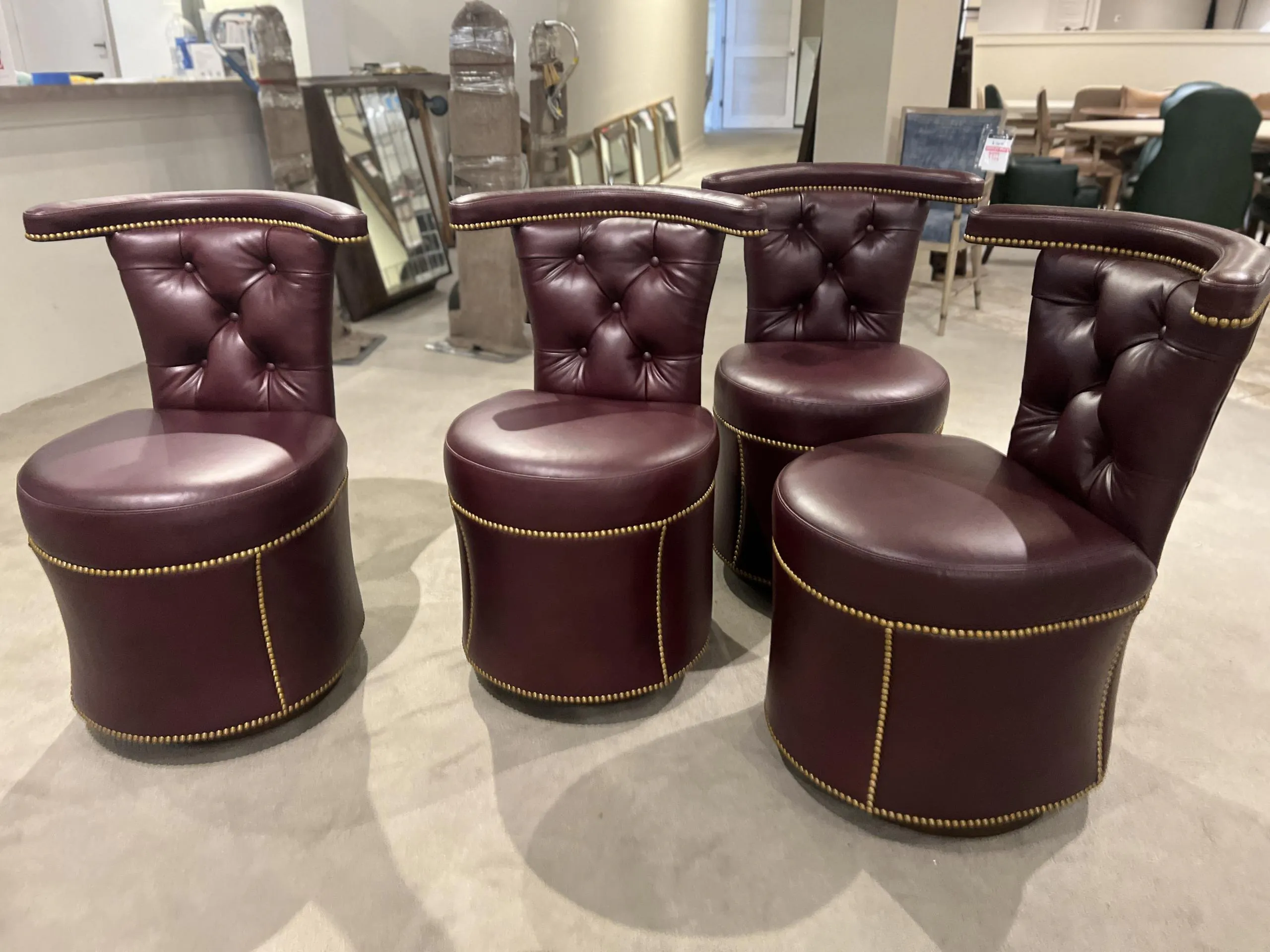 Hancock and Moore CJ6825-S/706,707,708,709 Margeaux Swivel Slipper Chair