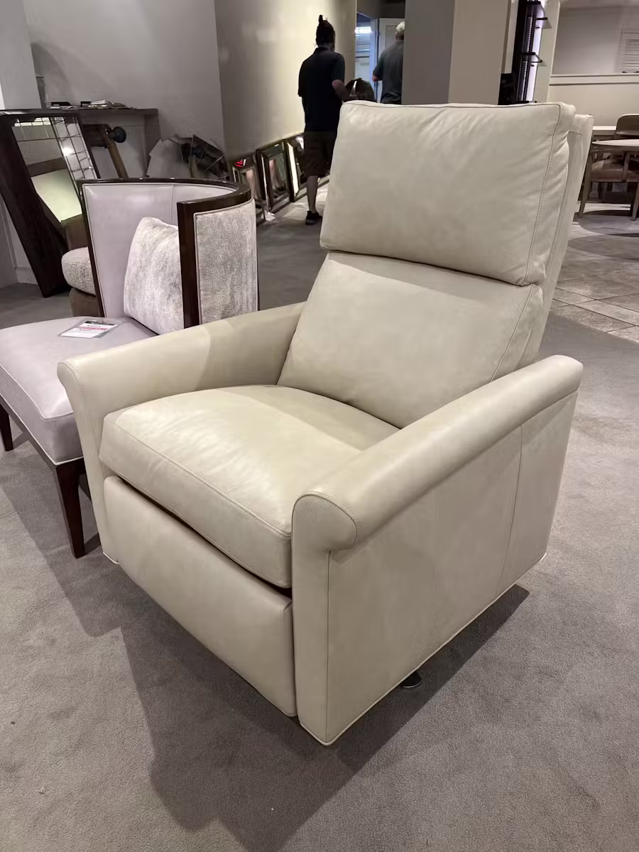 Hancock and Moore ML2/00518 Milo Steel Swivel Base Recliner Hancock and Moore ML2/00518 Milo Steel Swivel Base Recliner
