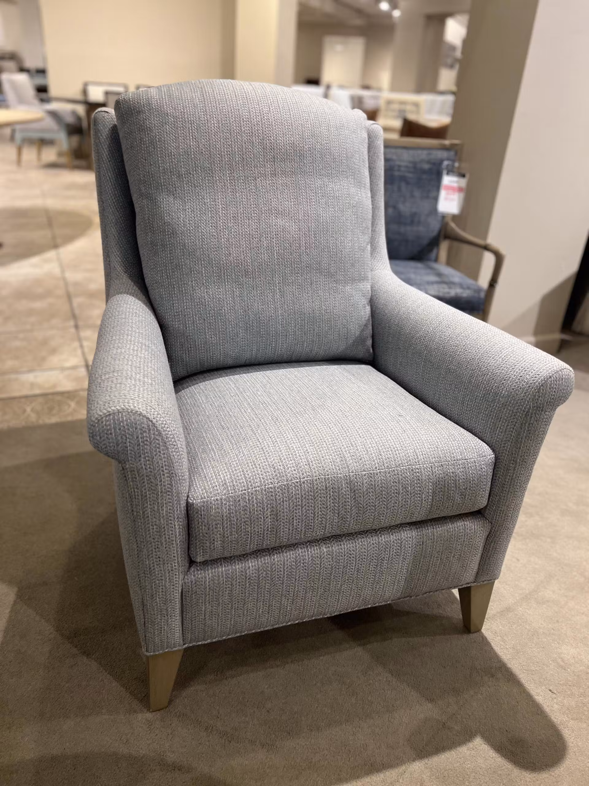 Jessica Charles 798-M-L/823 Casey Modern Arm Chair at Factory Outlets by Hickory Park