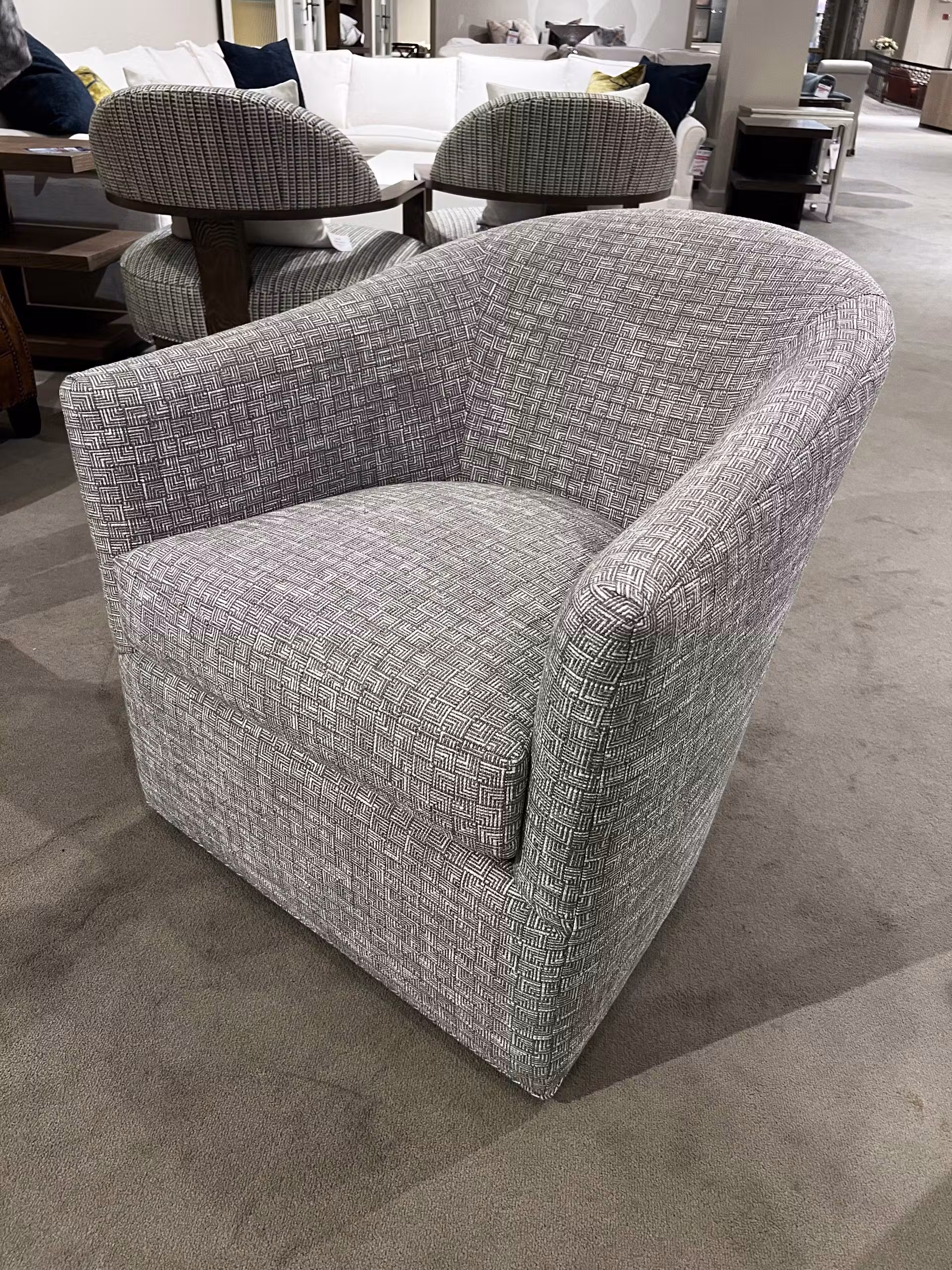 Jessica Charles 526-S/10818 Bledsoe Swivel Chair at Factory Outlets by Hickory Park