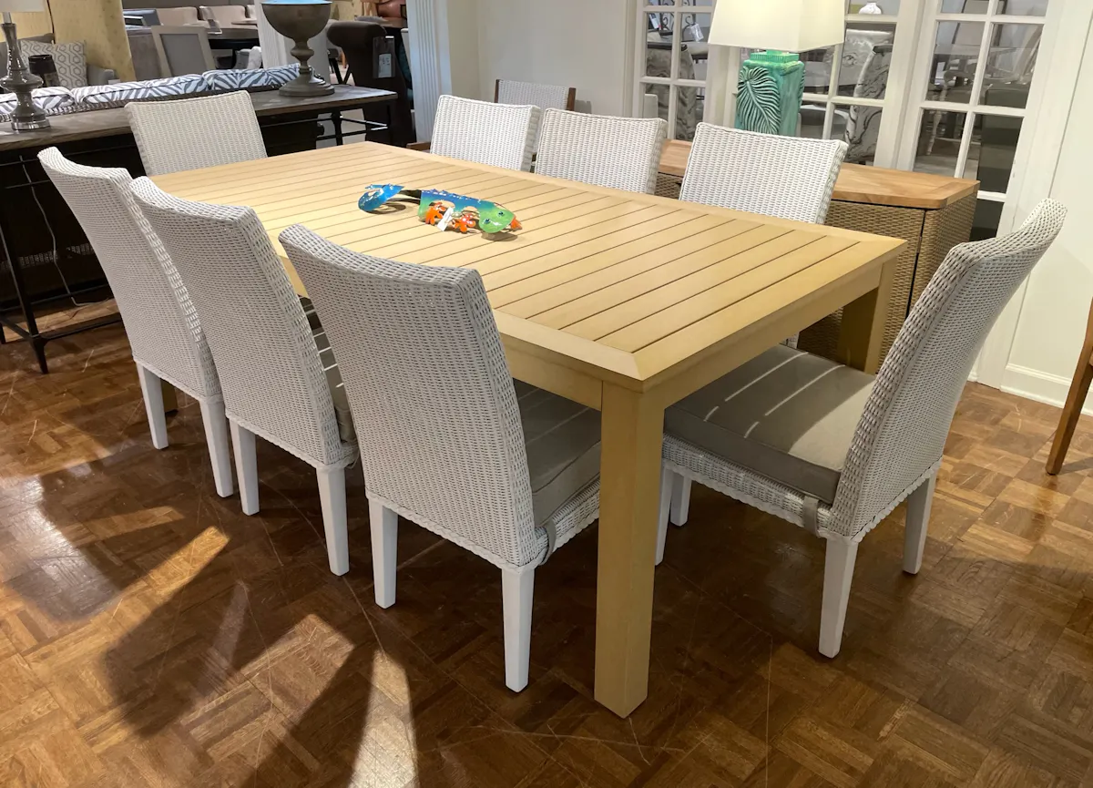 Lloyd Flanders 15007 Set of 8 Armless Chairs Lloyd Flanders 15007 Set of 8 Armless Chairs