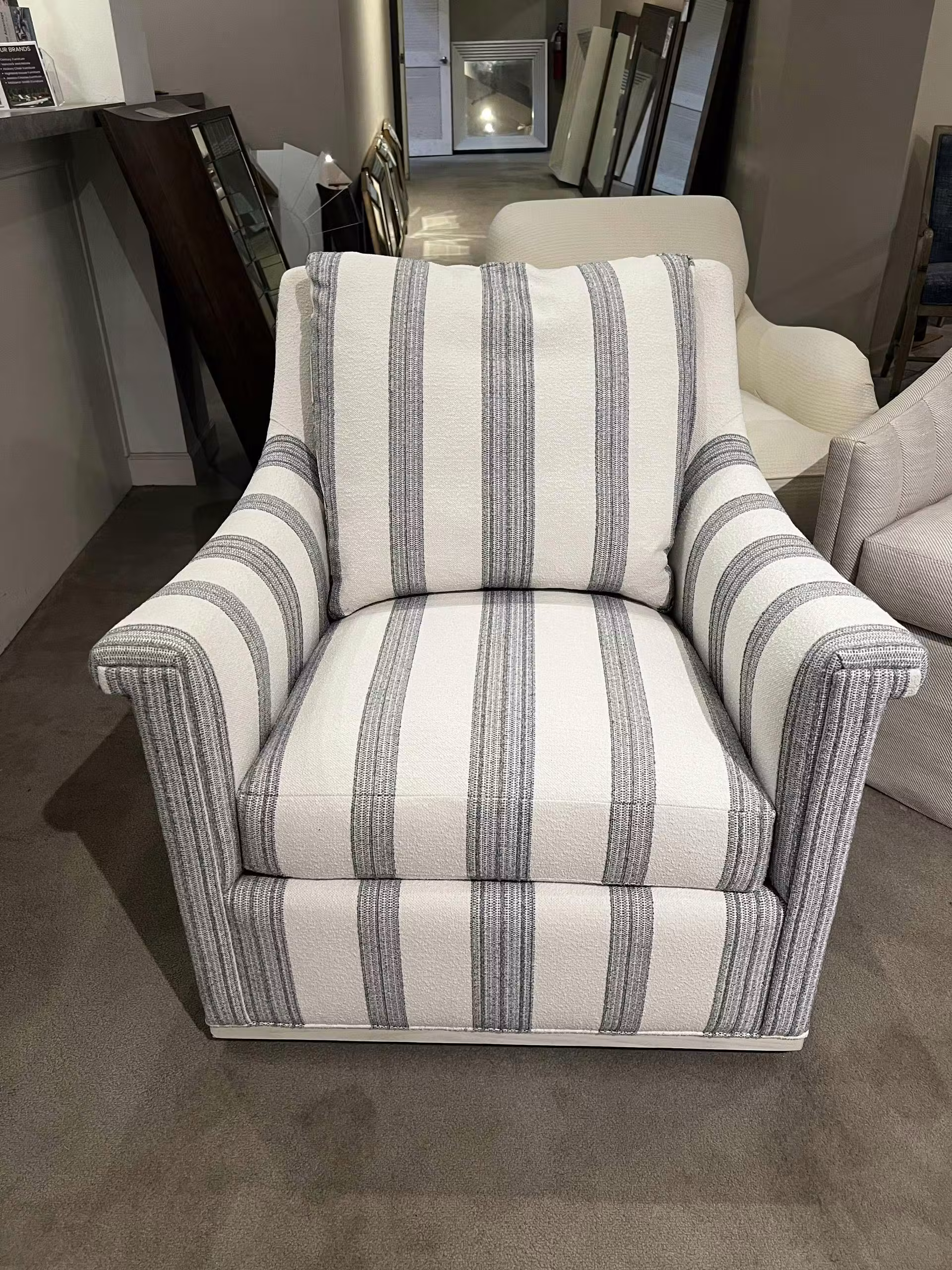 Hickory Chair HC9509-SW280 Jules Swivel Chair at Factory Outlets by Hickory Park