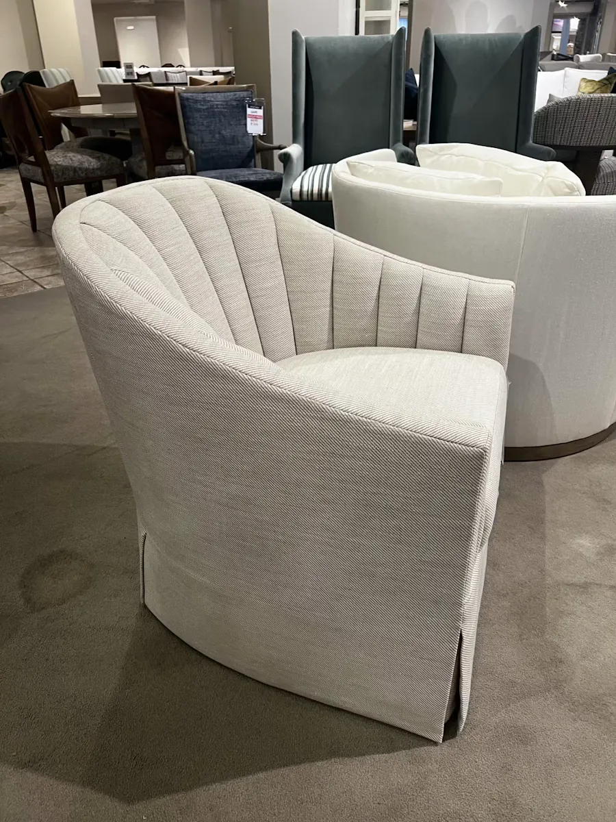 Hickory Chair HC7230-27S Ferris Skirted Swivel Chair Hickory Chair HC7230-27S Ferris Skirted Swivel Chair
