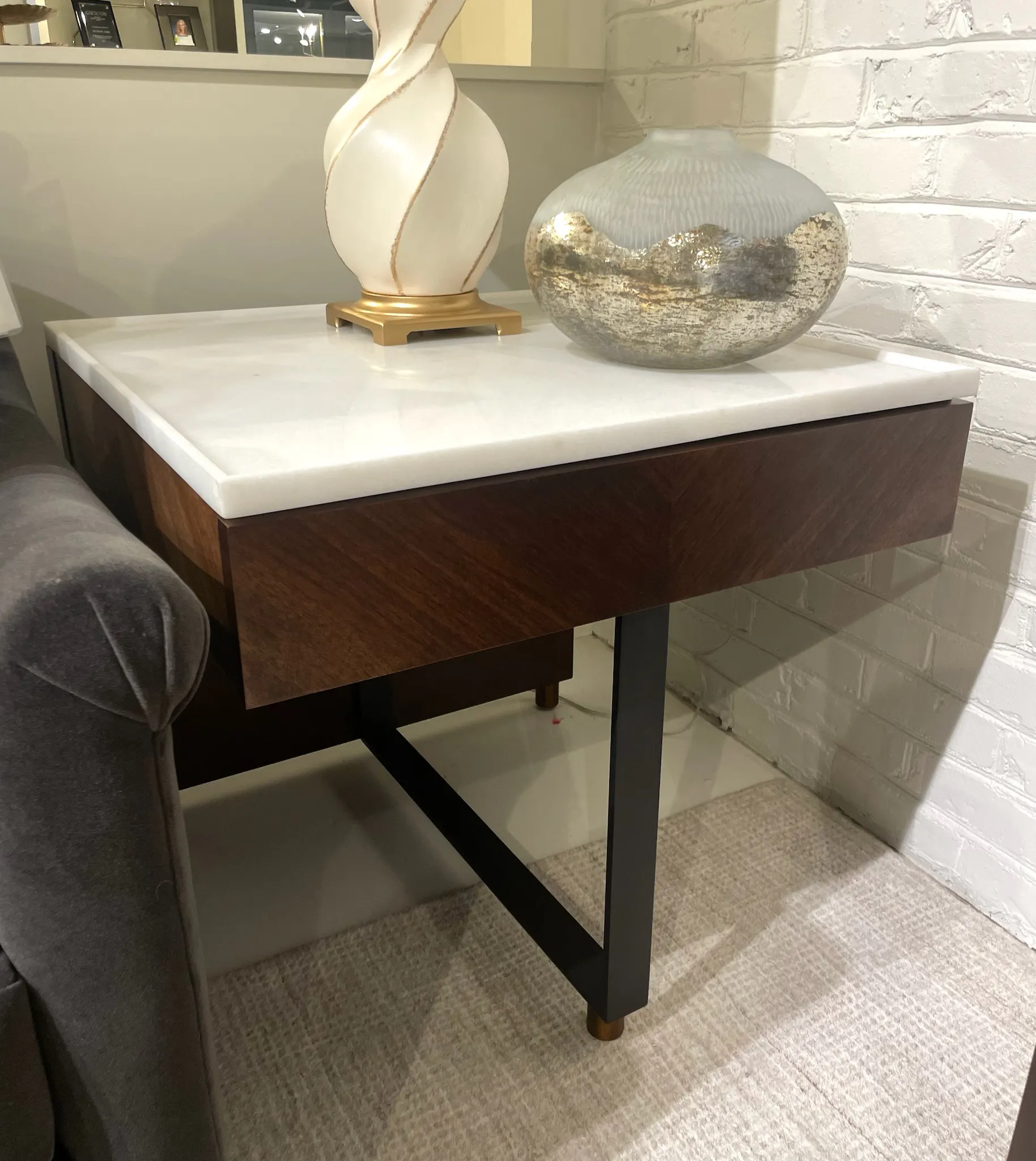 Hickory Chair HC7285-10 Strut Side Table