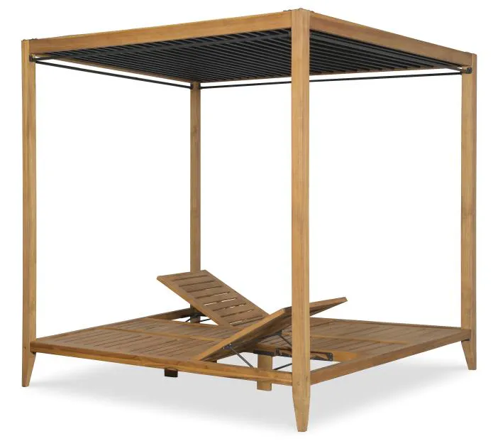 Century D8A-3602-V1 Poolside Teak Cabana Century D8A-3602-V1 Poolside Teak Cabana