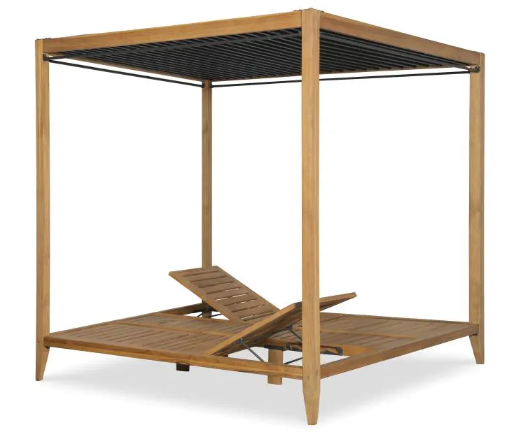 Century D8A-3602-V1 Poolside Teak Cabana Century D8A-3602-V1 Poolside Teak Cabana