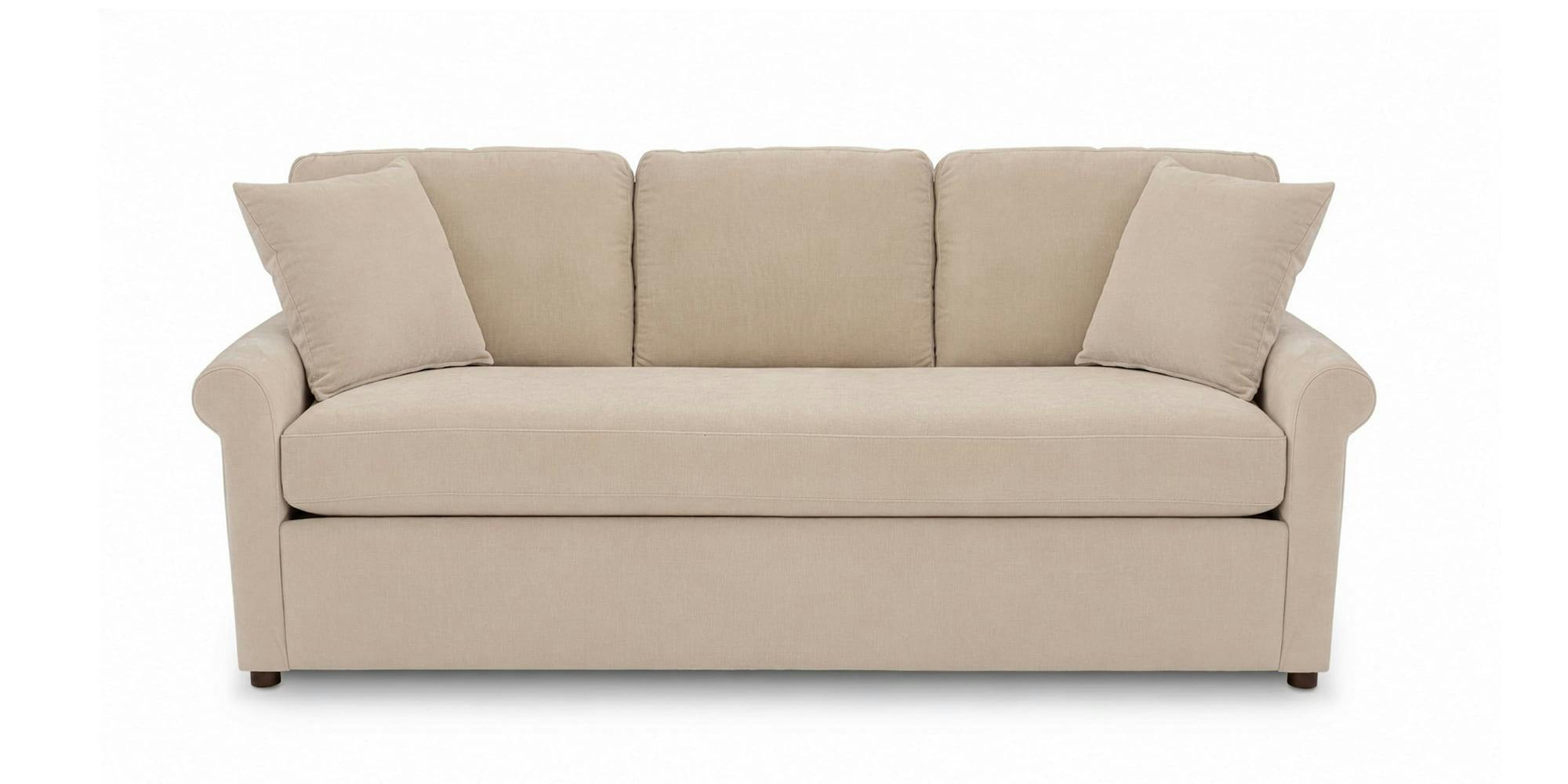 Bassett 2934-B72S-6450 Ellington Roll Arm Bench Sofa