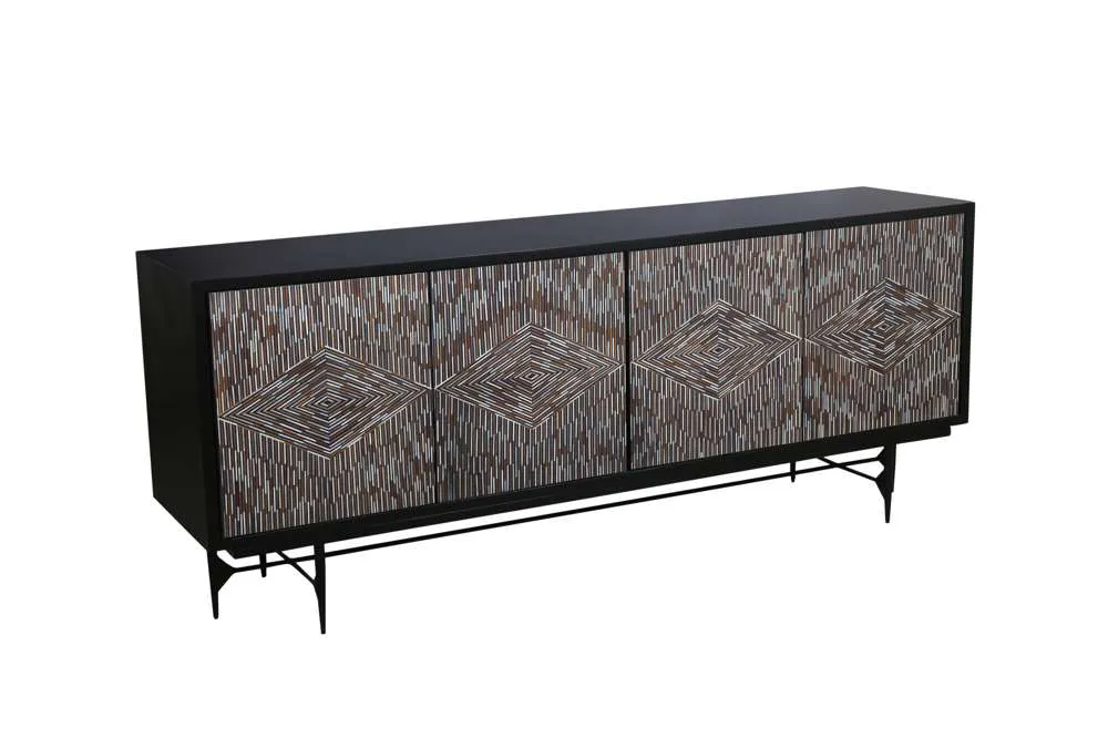 Bassett Mirror 6068-DR-576 Andreas 4 Door Cabinet