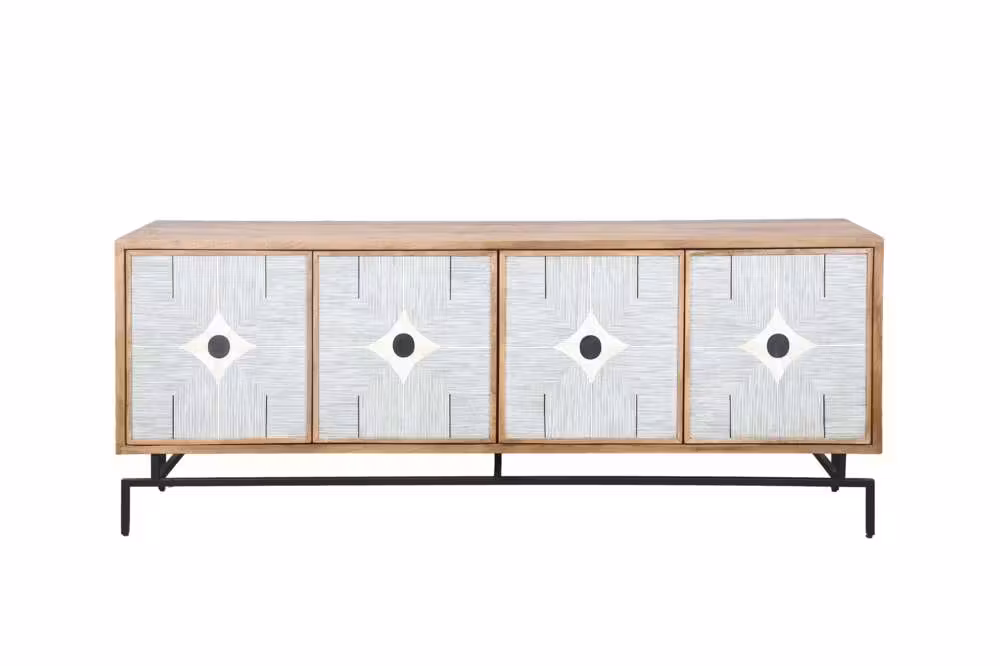 Bassett Mirror 6117-DR-576 Everett Four Dour Cabinet