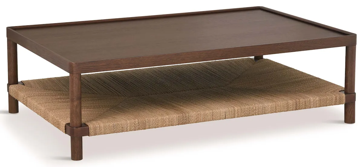 Bassett 6470-0613 Montauk Woven Cocktail Table Bassett 6470-0613 Montauk Woven Cocktail Table