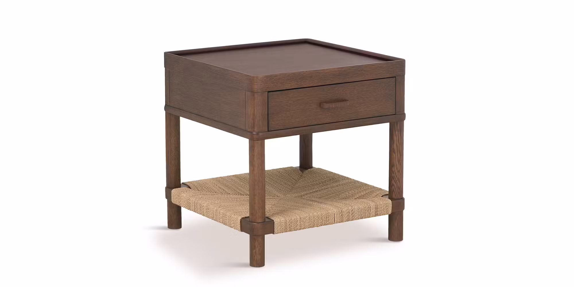 Bassett Furniture 6470-0665 Montauk Woven End Table with Drawer