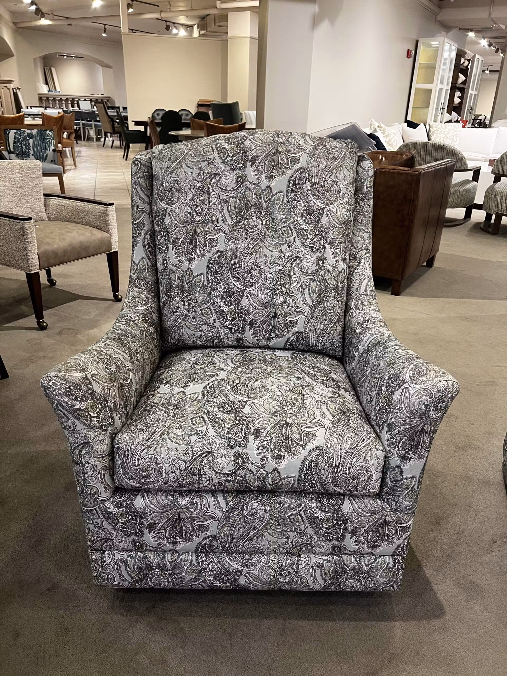 Jessica Charles 798-S-SR Casey Shelter Arm Swivel Rocker