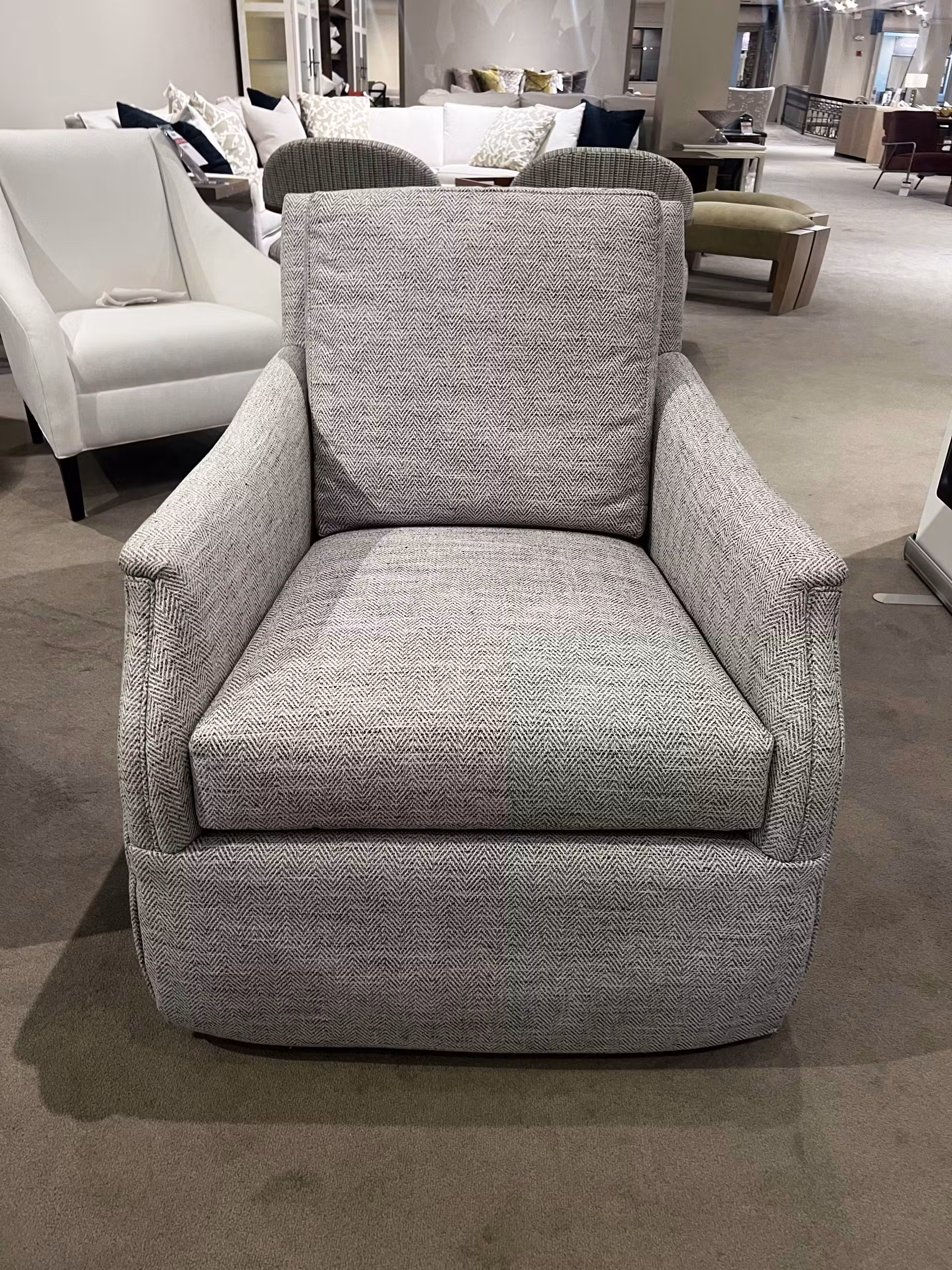 Jessica Charles 542SK-SR Bizzy Skirted Swivel Rocker