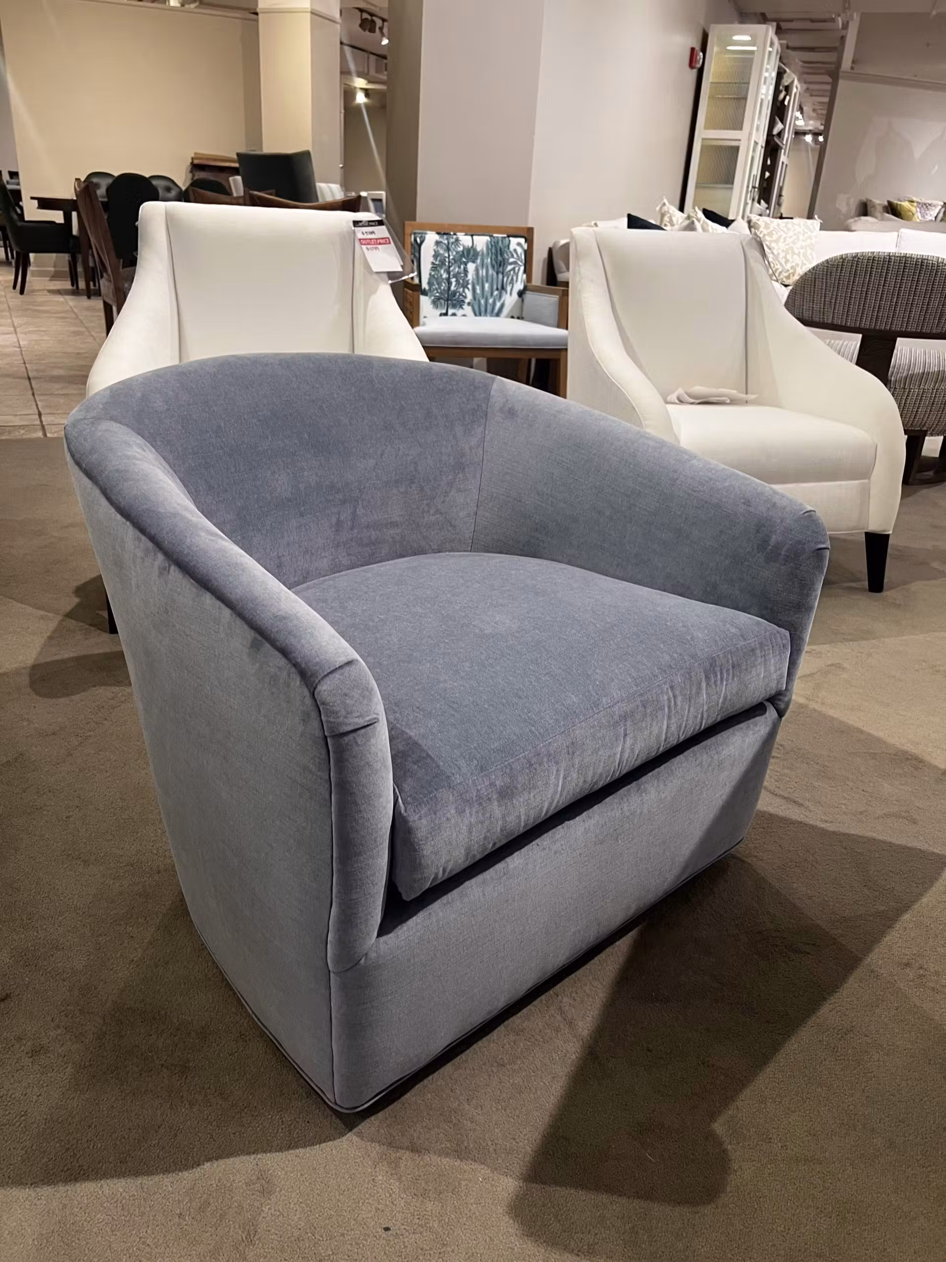 Jessica Charles 5413-S/10751 Delano Grande Swivel Chair