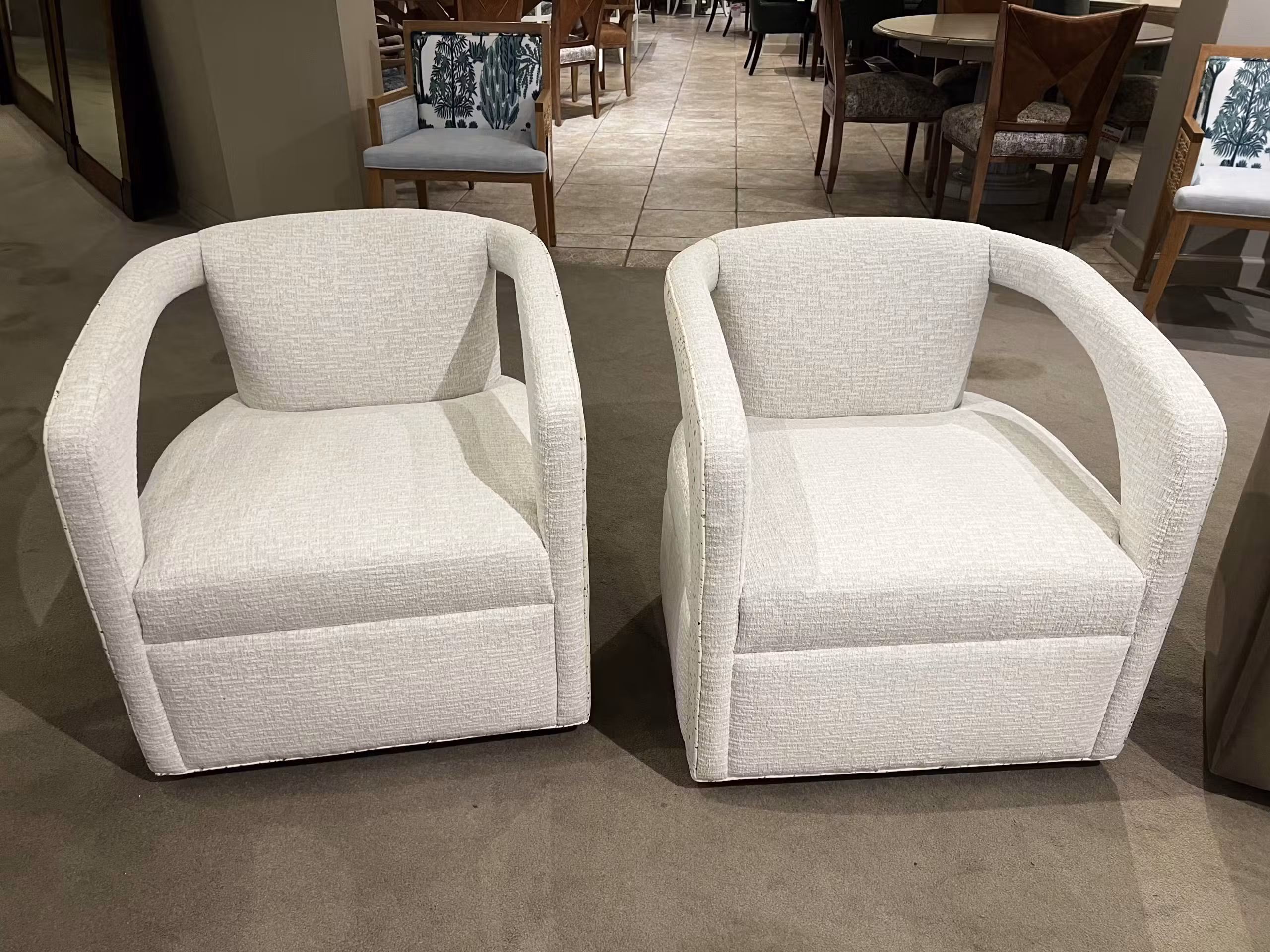 Jessica Charles 5233-S/10854,10855 Carmela Swivel Chair