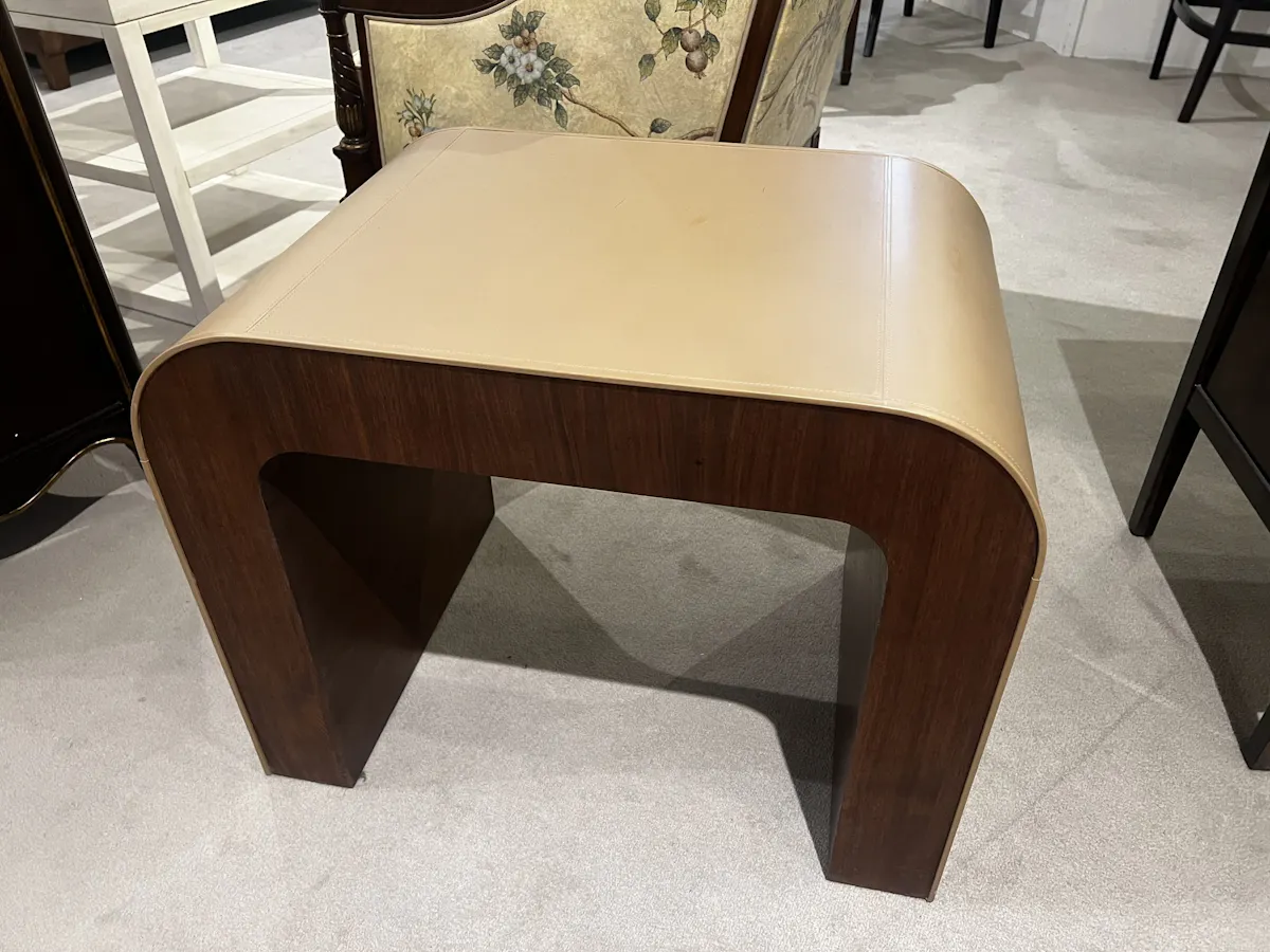 Century SFA-6368-V1 Leather Side Table Century SFA-6368-V1 Leather Side Table