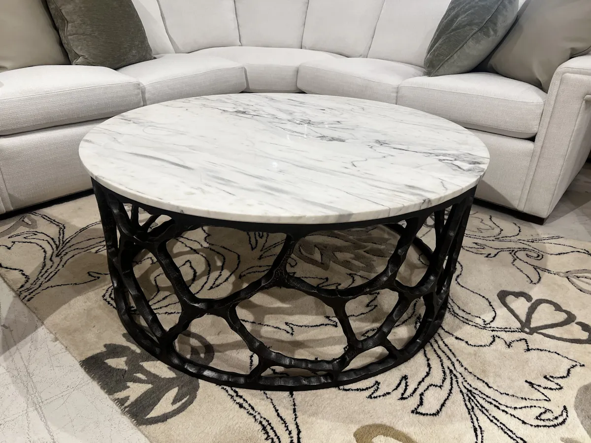 Century SFA-6365-V1 Zane Round Cocktail Table Century SFA-6365-V1 Zane Round Cocktail Table