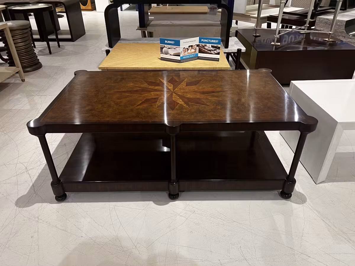 Maitland-Smith 8551-33/20 Cameron Rectangular Cocktail Table Maitland-Smith 8551-33/20 Cameron Rectangular Cocktail Table
