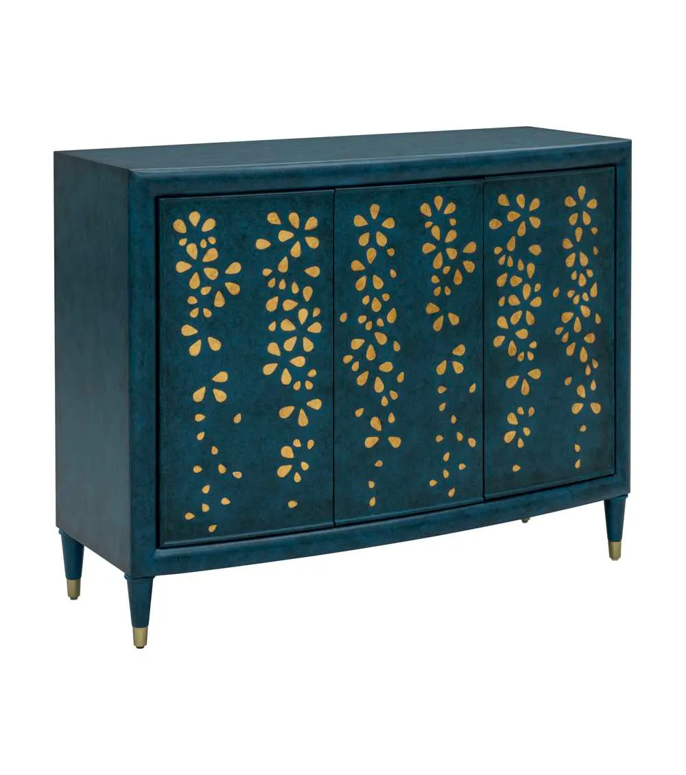 Bassett Mirror Company 6041-LR-508 Argento Three Door Cabinet