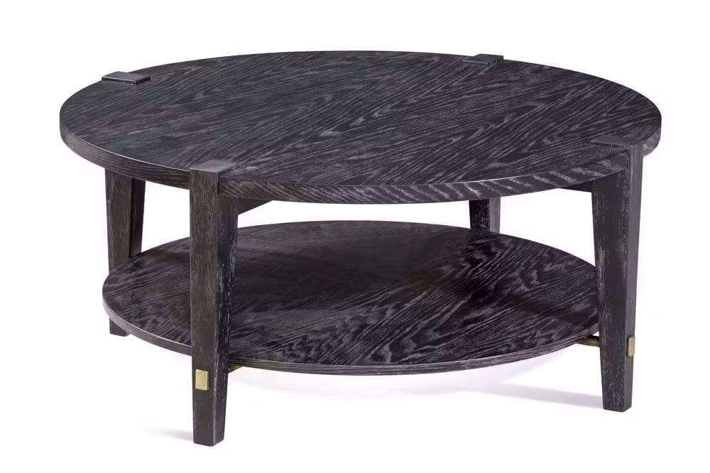 Bassett Mirror 9985-LR-120 Whitfield Round Coffee Table