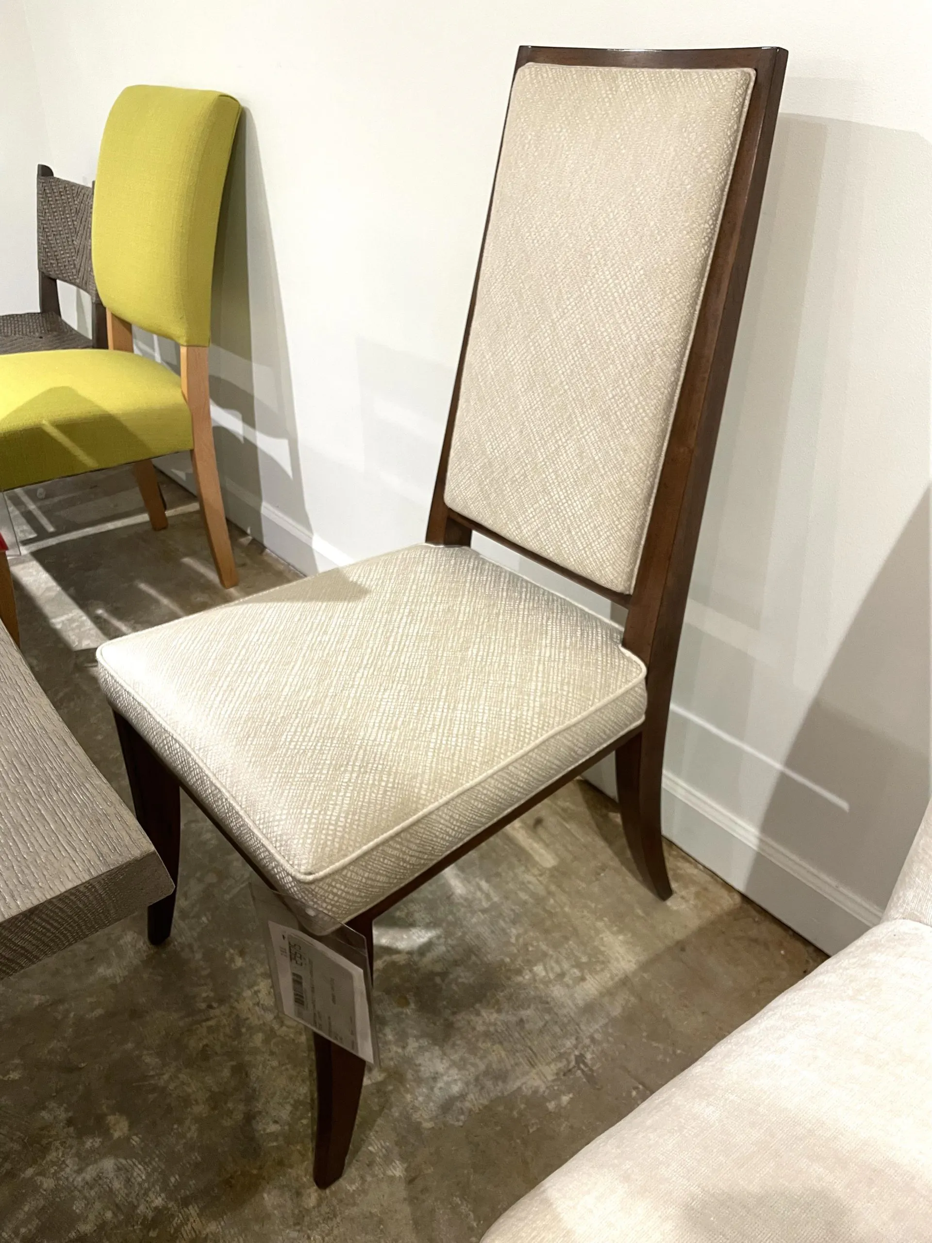 Jonathan Charles 496063-SC-WBA-F200 Barcelona Dining Side Chair