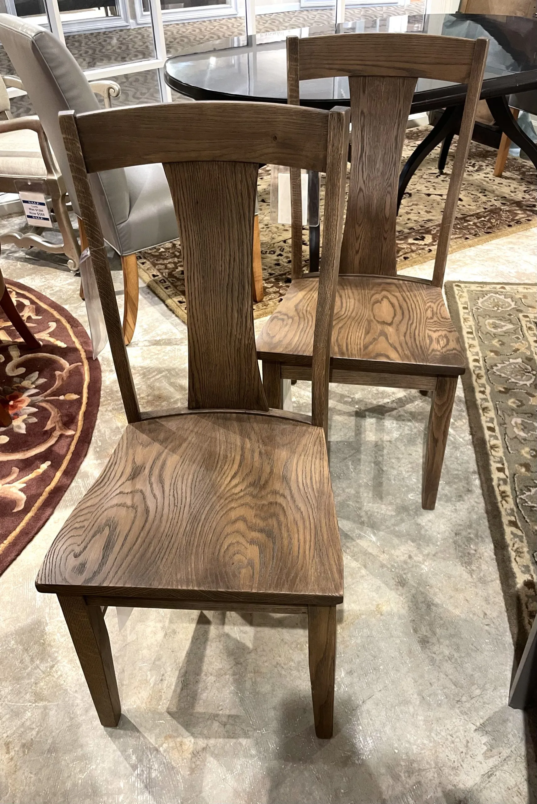 Bassett 4121-2000BN Barnes Side Chairs