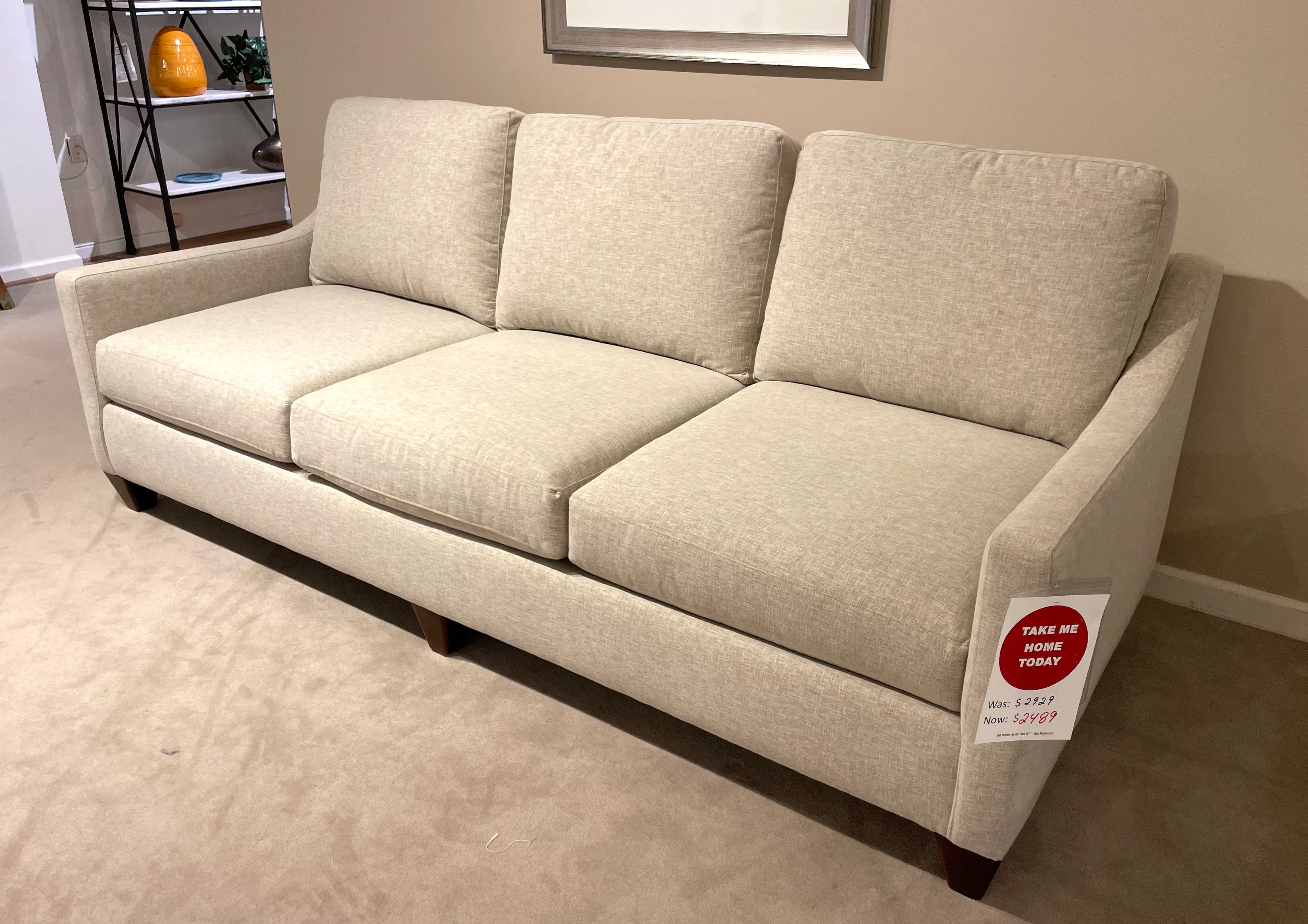 Bassett C000-92DF Grand Sofa