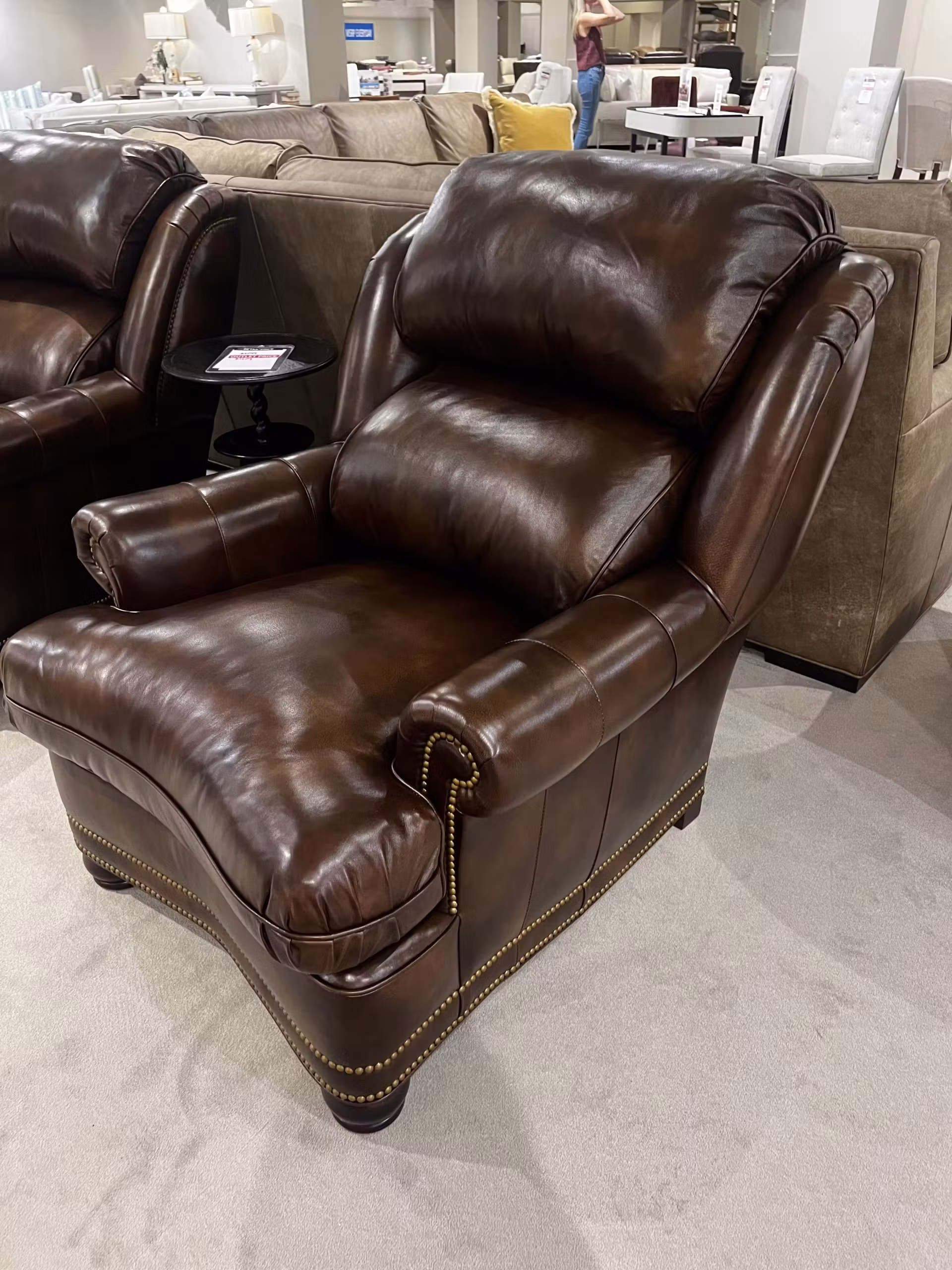 Hancock and Moore 8136NB/1694,1695 Austin High Back Chair