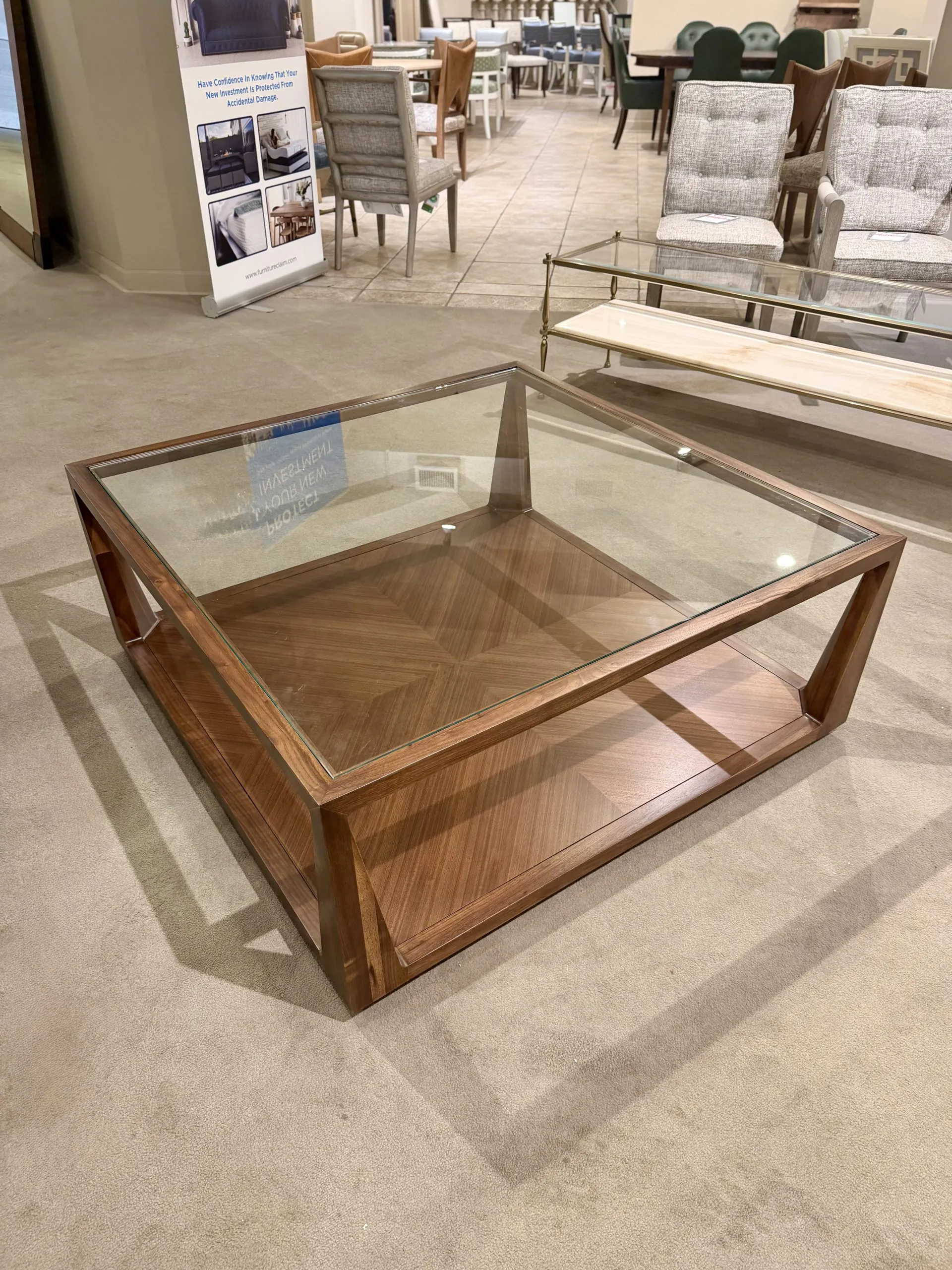 Hickory Chair HC9084-70 Wilde Square Cocktail Table