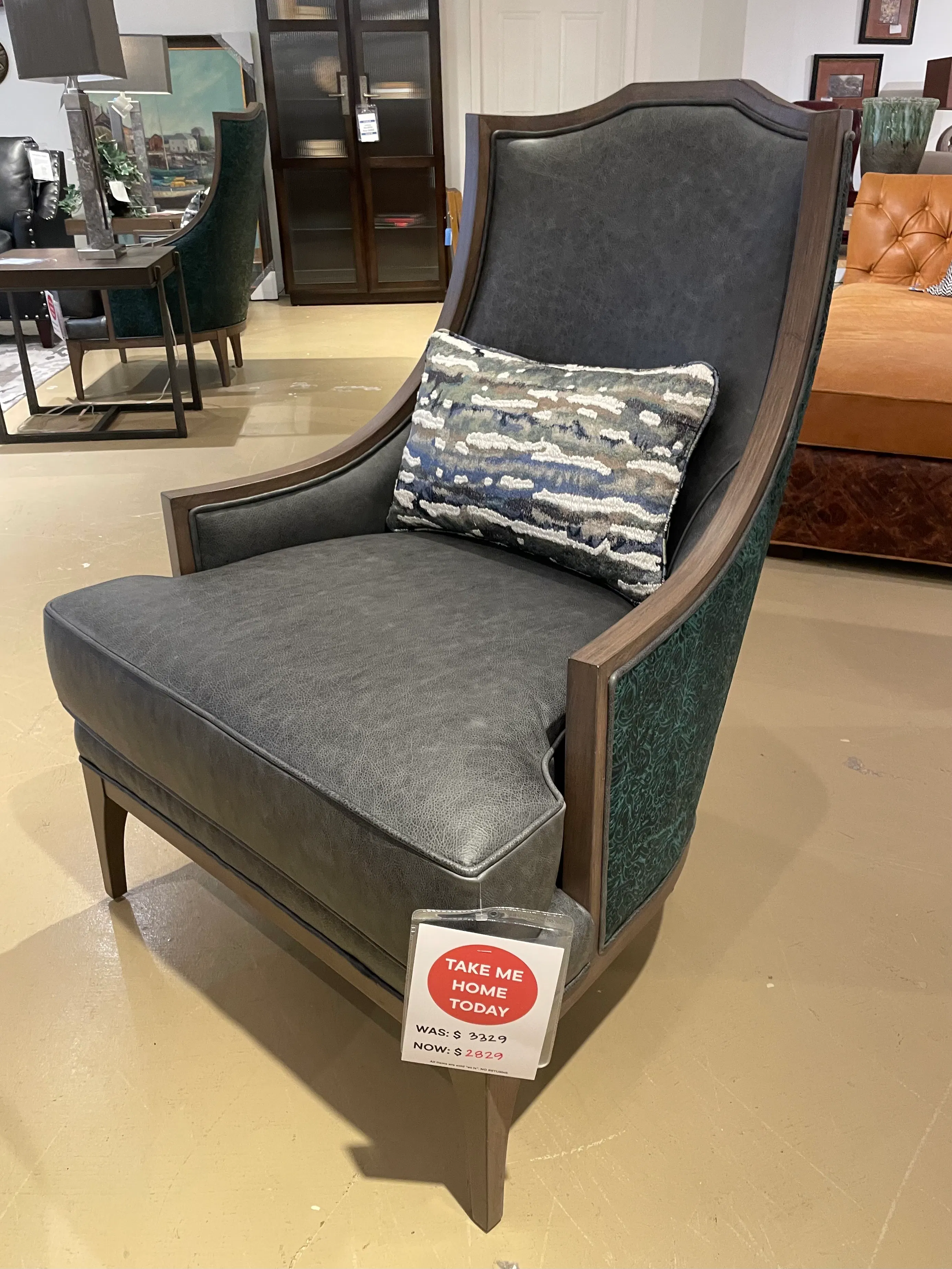 McKinley Leather Furniture 526 Grant Chair